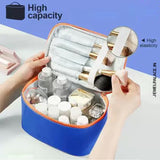 Multipurpose PU Leather Waterproof Zipper Cosmetic Storage JH3671