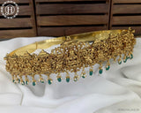Beautiful Gold Plated Temple Design Vaddanam Hip Belt For Saree JH3698