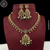 Beautiful Gold Plated AD Stone Premium Quality Necklace JH3787