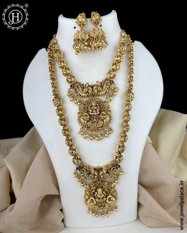 Beautiful Gold Plated Kemp Stone Combo Set JH3789