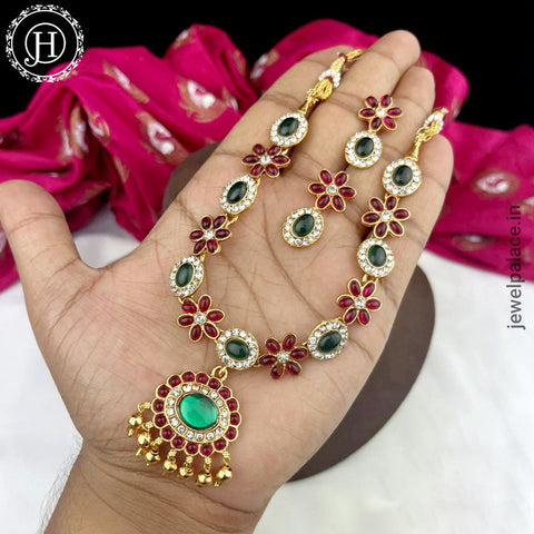 Elegant Kemp Stone Necklace JH3793