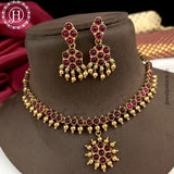 Gold Plated Kemp Stone Designer Necklace JH3796
