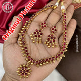 Gold Plated Kemp Stone Designer Necklace JH3796