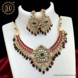 Awesome Gold Plated Kemp Stone Antique Necklace JH3857