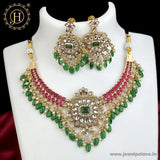 Awesome Gold Plated Kemp Stone Antique Necklace JH3857