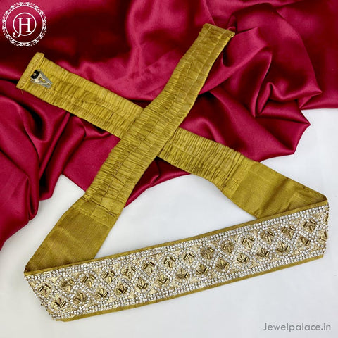 Elegant Art Silk Hip Belt In Aari Work JH3867