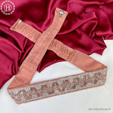 Elegant Art Silk Hip Belt In Aari Work JH3868