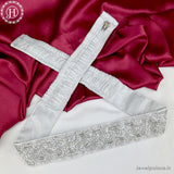 Elegant Art Silk Hip Belt In Aari Work JH3868