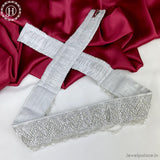 Elegant Art Silk Hip Belt In Aari Work JH3872