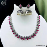 Oxidized German Silver Necklace JH3886
