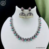 Oxidized German Silver Necklace JH3886
