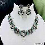 Oxidized German Silver Necklace JH3889