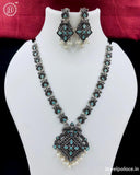 Oxidized German Silver Necklace JH3893
