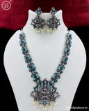 Oxidized German Silver Necklace JH3894