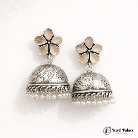 Oxidised Jhumka Earrings JH3901