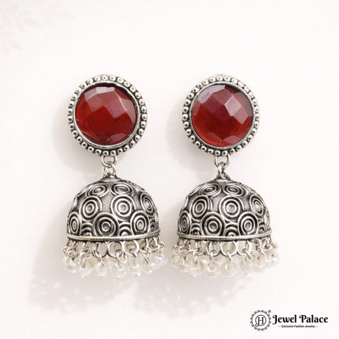 Oxidised Jhumka Earrings JH3909