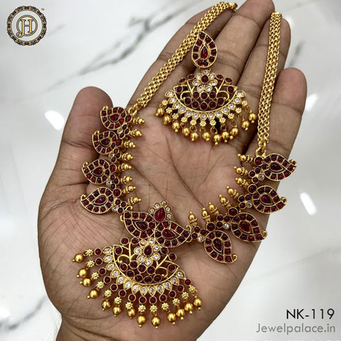 Elegant Matte Finish Antique Necklace JH3958