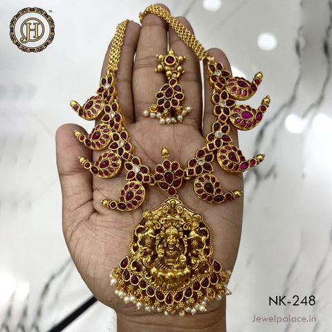 Elegant Matte Finish Antique Necklace JH3959