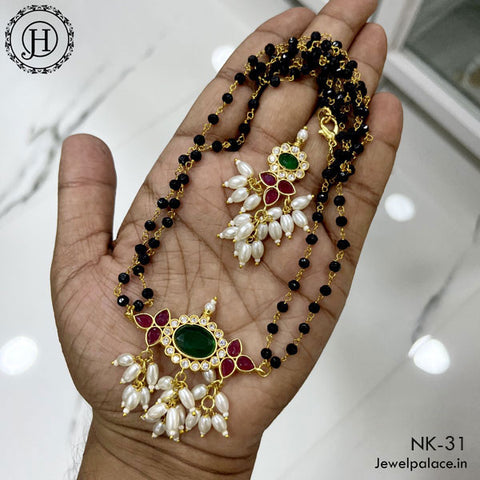 Elegant Matte Finish Antique Necklace JH3961