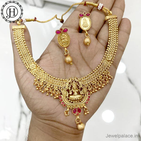 Elegant Gold Plated Antique Necklace JH3988