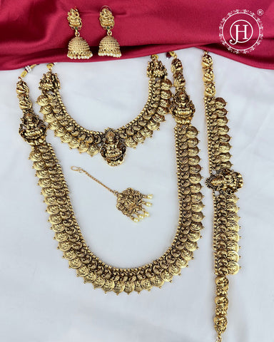 Beautiful Gold Plated Antique Semi Bridal Jewellery