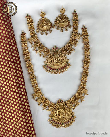 Elegant Gold Plated Antique Combo Jewellery Set