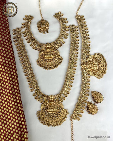 Beautiful Gold Plated Antique Semi Bridal Jewellery
