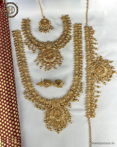 Beautiful Gold Plated Antique Semi Bridal Jewellery
