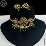 Exclusive Gold Plated Kemp Stone Antique Necklace