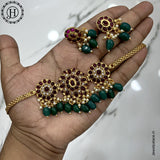 Exclusive Gold Plated Kemp Stone Antique Necklace