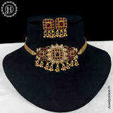 Exclusive Gold Plated Kemp Stone Antique Necklace