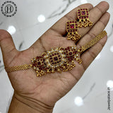 Exclusive Gold Plated Kemp Stone Antique Necklace