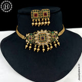 Exclusive Gold Plated Kemp Stone Antique Necklace