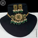 Exclusive Gold Plated Kemp Stone Antique Necklace