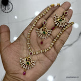 Elegant Gold Plated AD Stone Premium Quality Necklace JH4148