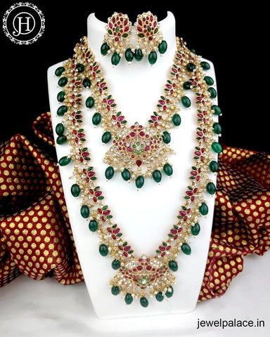 Elegant Gold Plated Antique Combo Jewellery Set