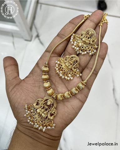 Elegant Antique Necklace With Earrings JH4174