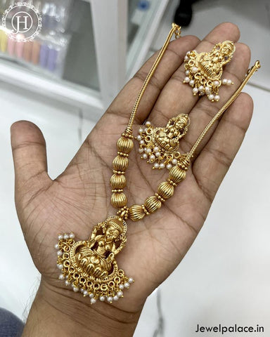 Elegant Antique Necklace With Earrings JH4175