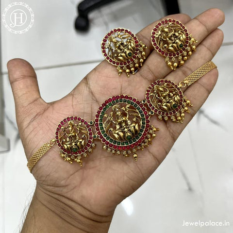 Elegant Antique Necklace With Earrings JH4179