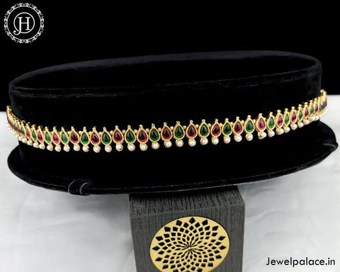 Elegant Gold Finish Antique Hip Chain JH4186