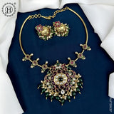 Exclusive Gold Plated Kemps AD Stone Premium Necklace JH4194