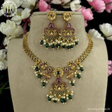 Exclusive Gold Plated Kemps AD Stone Premium Necklace JH4195