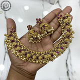 Exclusive Gold Plated Kemps AD Stone Premium Necklace JH4197