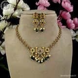 Exclusive Gold Plated Kemps AD Stone Premium Necklace JH4199