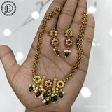 Exclusive Gold Plated Kemps AD Stone Premium Necklace JH4199