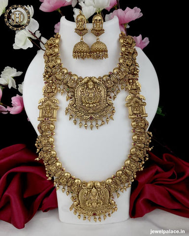 Elegant Gold Plated Antique Combo Jewellery Set JH4212