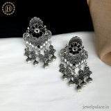 Beautiful Oxidised German Silver Plated Designer Earrings JH4234