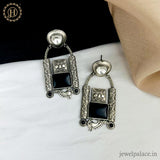 Beautiful Oxidised German Silver Plated Designer Earrings JH4237