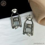 Beautiful Oxidised German Silver Plated Designer Earrings JH4237