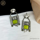 Beautiful Oxidised German Silver Plated Designer Earrings JH4237